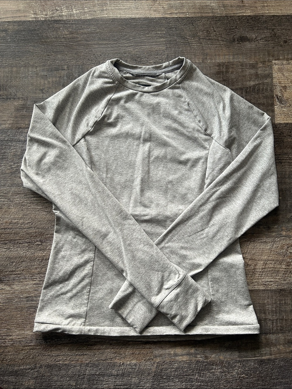 Prana Women’s Ice Flow Crew Neck Pullover in Heather Gray
